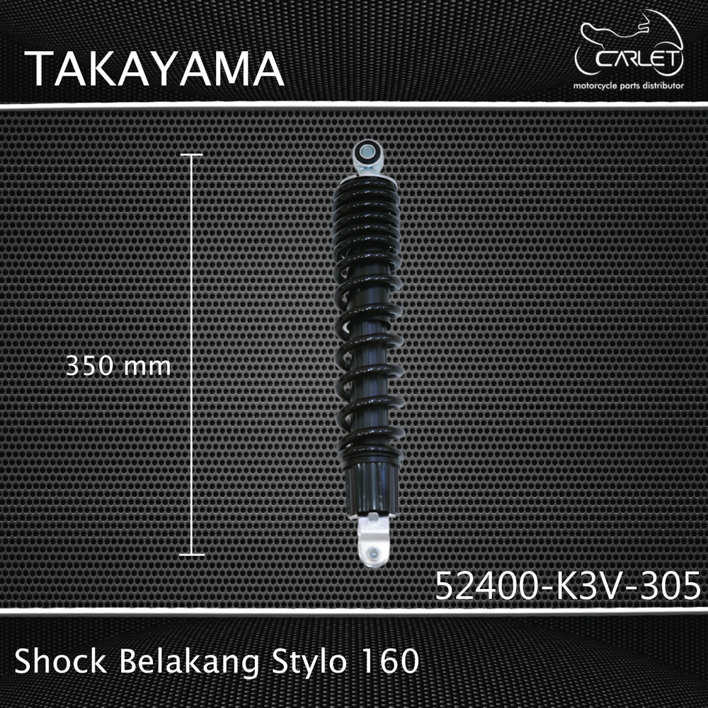 Takayama Shock Breaker Shockbreaker Belakang Stylo 160